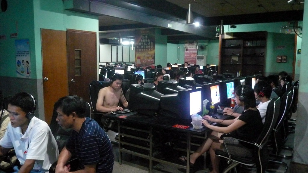 Online gaming is huge in China