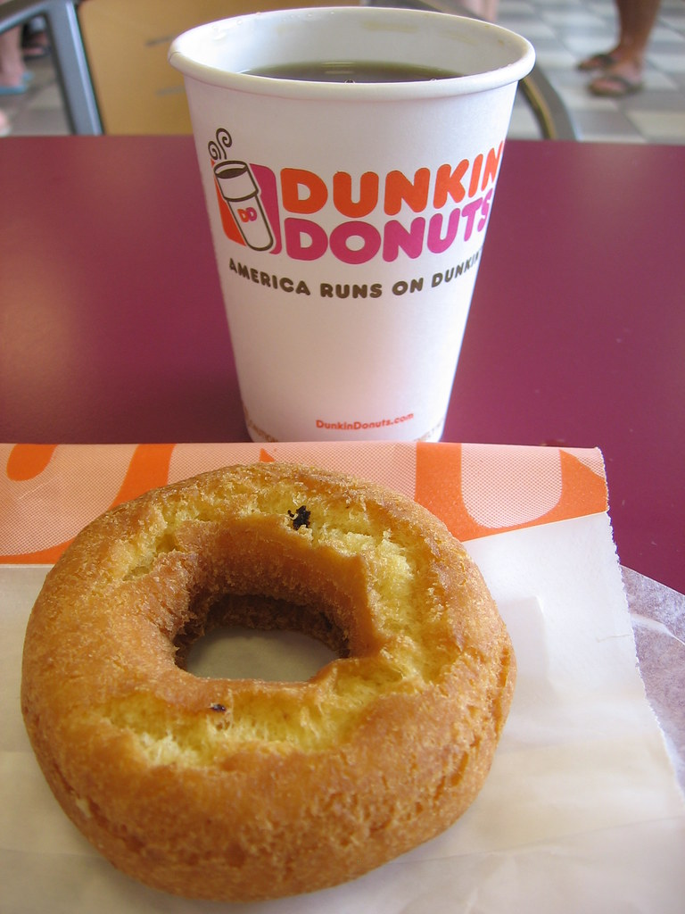 Dunkin Donuts Old Fashioned Donut And Coffee 1 Iirraa Flickr with Old Fashioned Donut Coffee