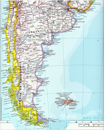 Mapa parcial América del Sur - América do Sul - South Amer… | Flickr