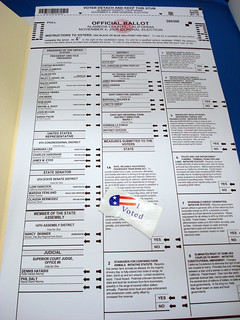 Paper Ballot | They had touch-screen voting machines in 2004… | Flickr