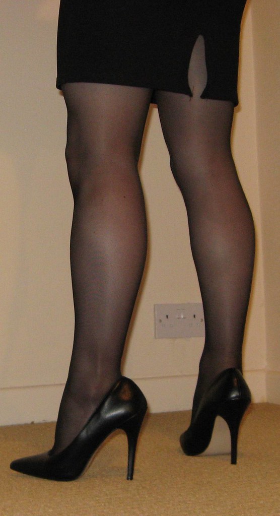 Crossdresser High Heels Pantyhose Mini Skirt Transvest Flickr