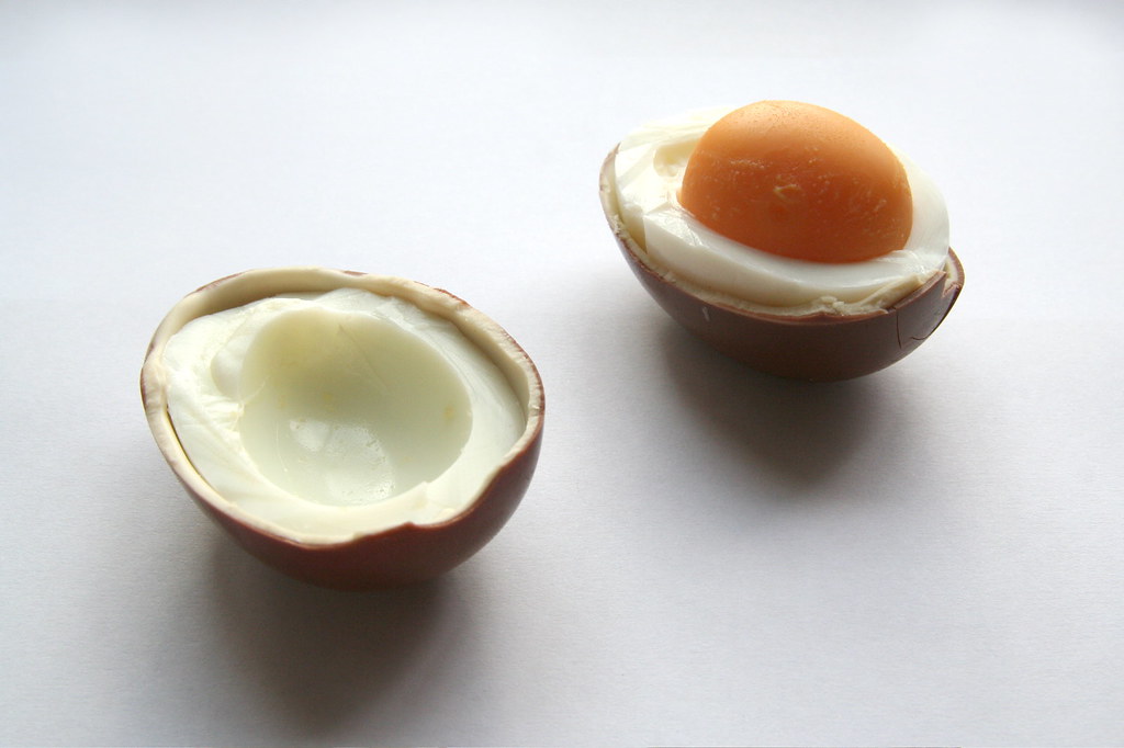 Unexpected Food V.III: Kinder Surprise (Kinderegg) and Hard Boiled Egg