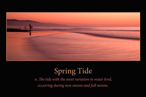 What is a spring tide?