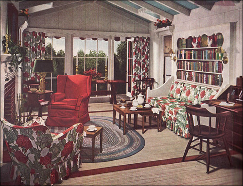 1948 Mid Century Traditional iLivingi iRoomi iEarlyi iAmericani 