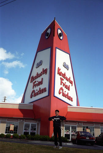 Kentucky Fried Chicken | Rodney flaps his wings in front of … | Flickr