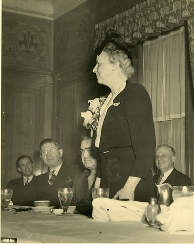 Adelaide Rickenbacker standing at a banquet table | Adelaide… | Flickr