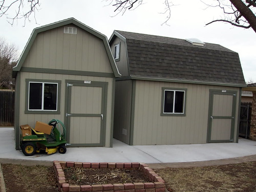 Two Premier PRO Tall Barns (10x16) | Options Shown: paint ...