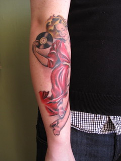 Pin-up tattoo | The pin-up girl was completed in almost five\u2026 | Flickr