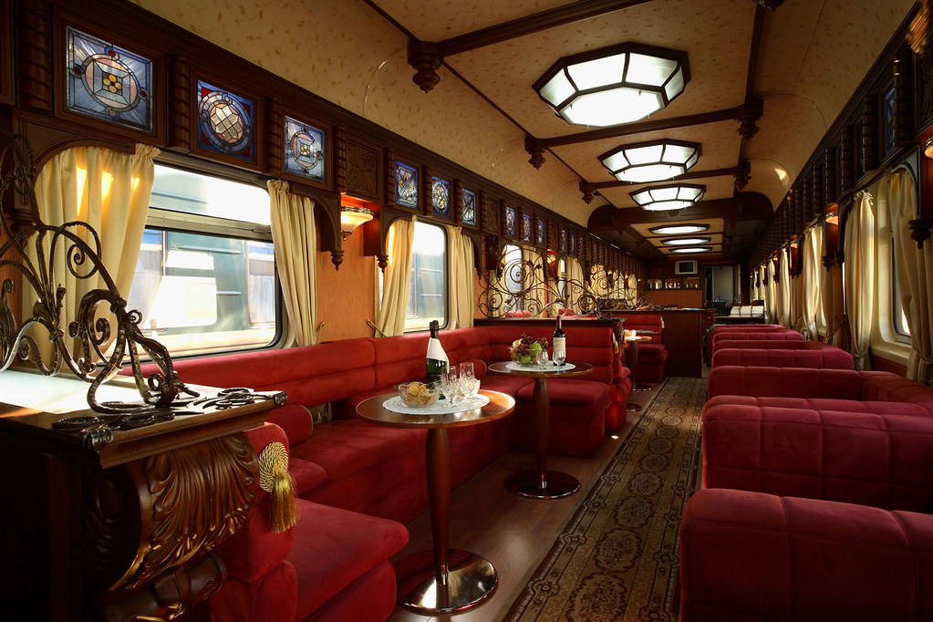 Train Chartering offers Golden Eagle for charter - Carriage bar car