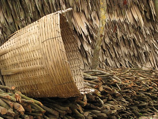 Texture in wood, reed and palm leaves | I really like the te… | Flickr