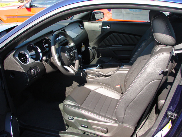 2011 Ford Mustang V6 Blue Interior 2011 Ford Mustang V6 3