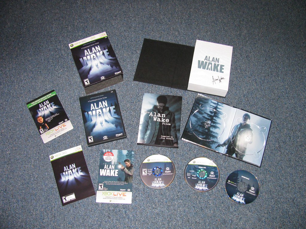 Ланч боксы alan wake. Alan Wake диск. Alan Wake Collectors Edition. Alan Wake коллекционное издание. Alan Wake Steelbook.