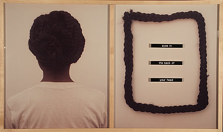 Lorna Simpson, Back (Eyes in the Back of Your Head), 1991