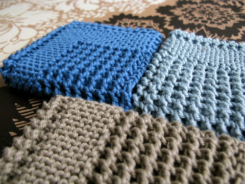 Diagonal Knit Dishcloth | by Jana Trent Pattern source ...