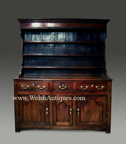 Antique Welsh Dresser With Cupboard Base Antique Welsh Dre Flickr