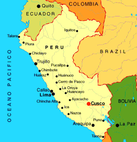 Mapa De Peru
