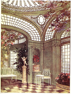 Antique garden trellis in conservatory | This garden furnitu… | Flickr