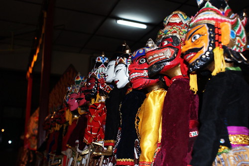 Arabic face as javanesse wayang golek style  Wayang Menak 