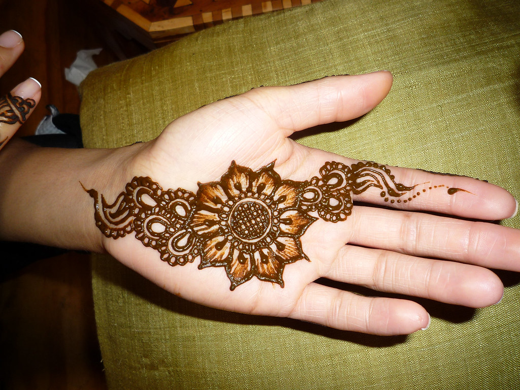 Cs Henna Inspired By Bhavini Henna On A Model For A Pho Flickr