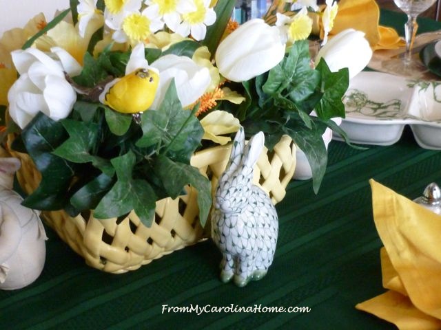 Spring Tablescape @ From My Carolina Home