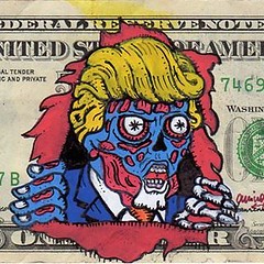 #omino71 #theylive #trump #powelperalta #dollars #artismoneyandmoneyisart #privatecollection #2017