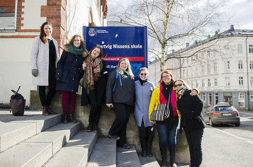 «Skam»-turistane avsluttar turen på Harvig Nissens skole