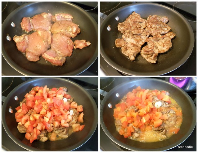 cooking chicken thighs