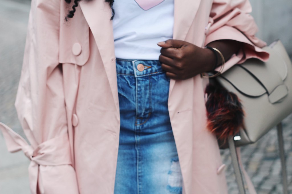 Lois opoku pink Trenchcoat style lisforlois