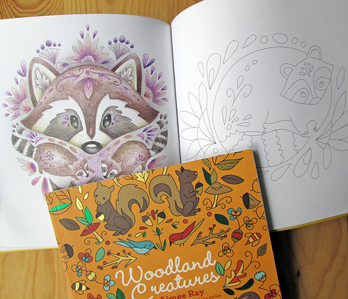 Woodland Creatures coloring book