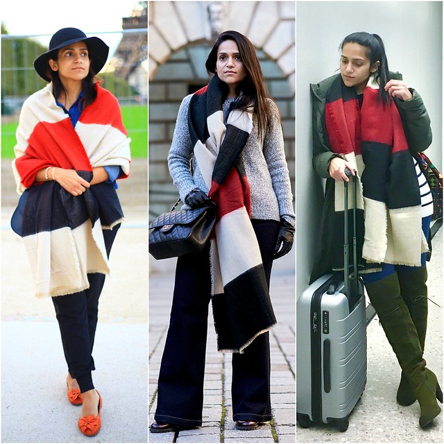 Three Ways To Style Blanket Scarf Tanvii Three Ways Th - Blanket Scarf