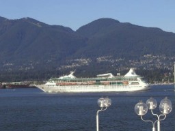 Photo: Alaskan Cruise Ship in Vancouver harbour