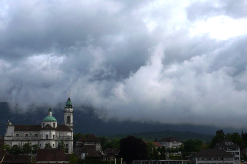 Solothurn in rain