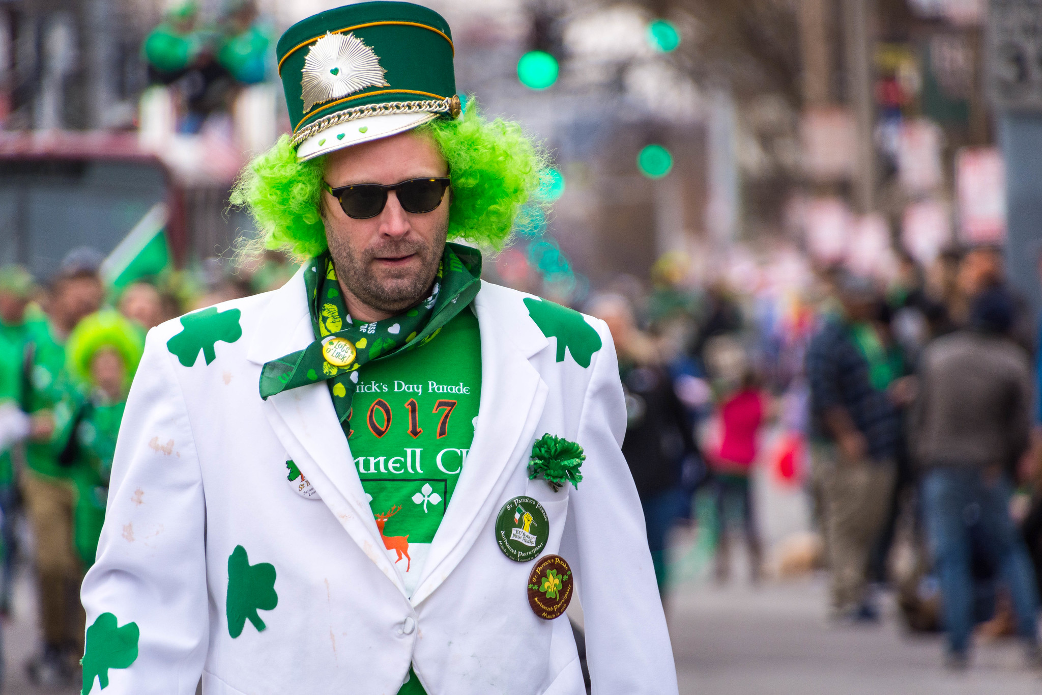 Crazy St. Patrick's outfit, Louisville, Kentucky