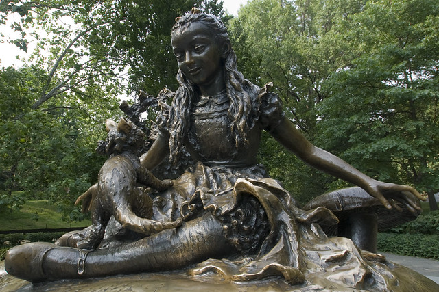 Alice in Wonderland Statue in Central Park