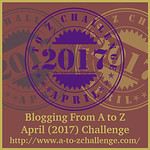 #atozchallenge A2Z BADGE 2017