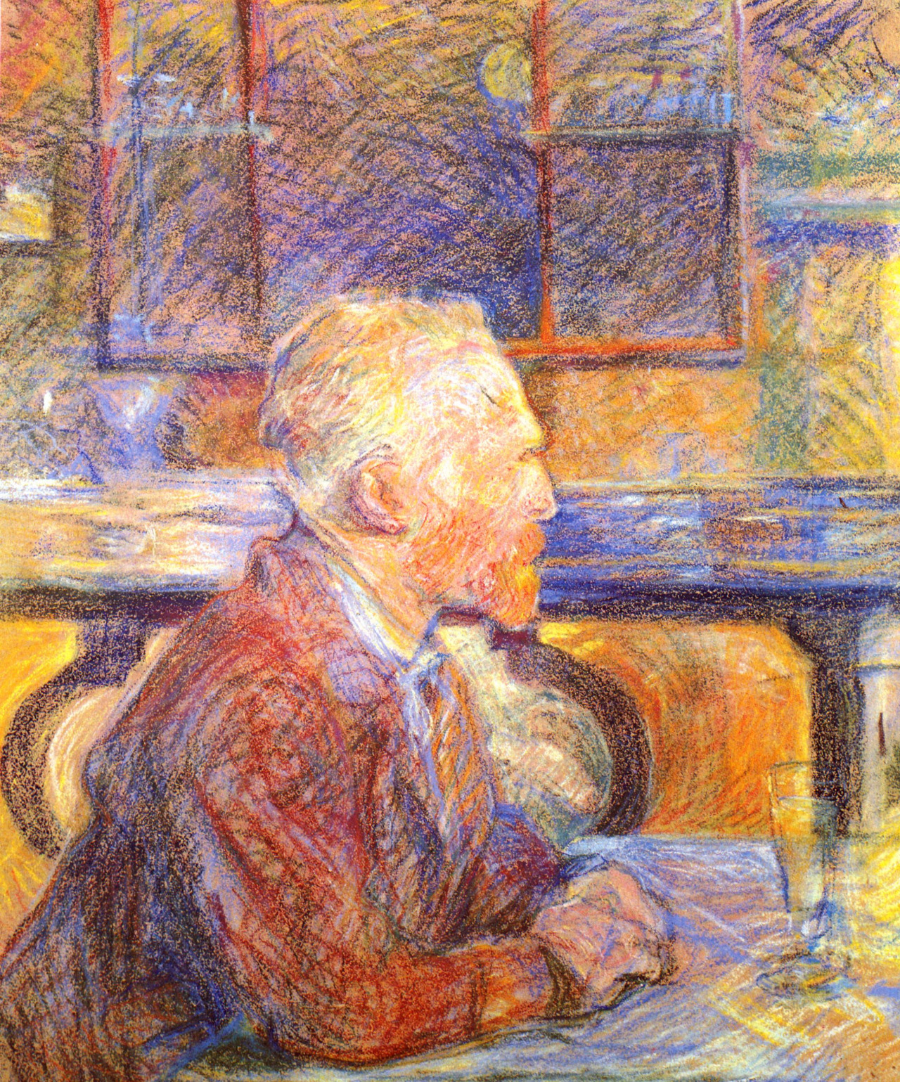 Portrait of Vincent van Gogh by Henri de Toulouse-Lautrec