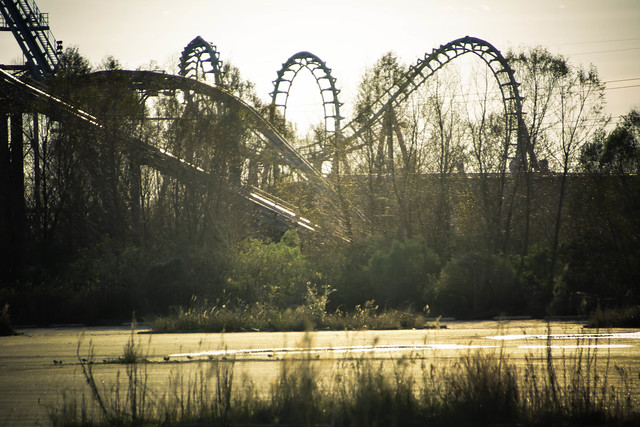 Abandoned Six Flags New Orleans