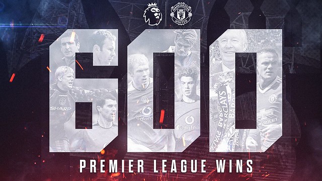 El Manchester United consigue 600 victorias en la Premier League
