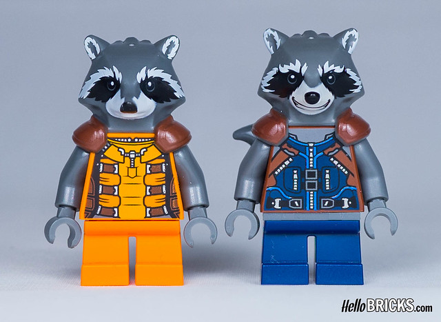 LEGO Guardians of The Galaxy - Minifigures comparison