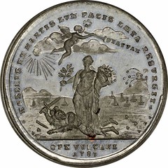 1783 Treaty of Paris Medal reverse