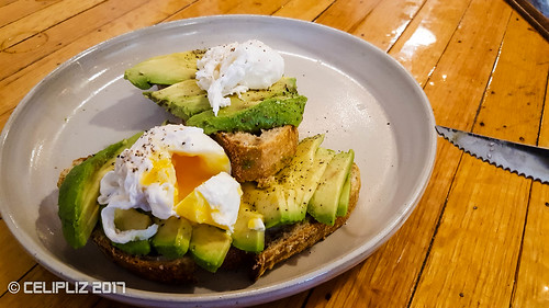 Avocado Toast + Poached Eggs @ Nelson the Seagull