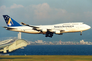 Ansett Australia | Boeing 747-400 | VH-ANB | Osaka Kansai