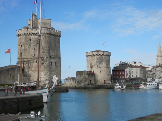 Les portes du vieux port de La Rochelle