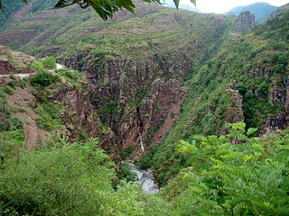 36 waterval in Gorges de Daluis