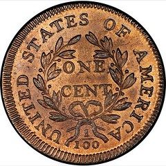 1797 Cent from the Nichols Hoard reverse