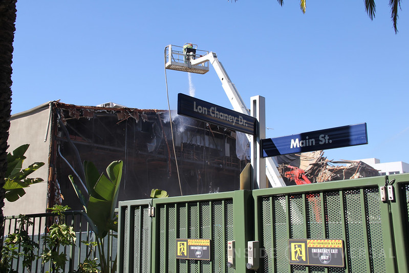 Soundstages 22-25 have been demolished at Universal Studios