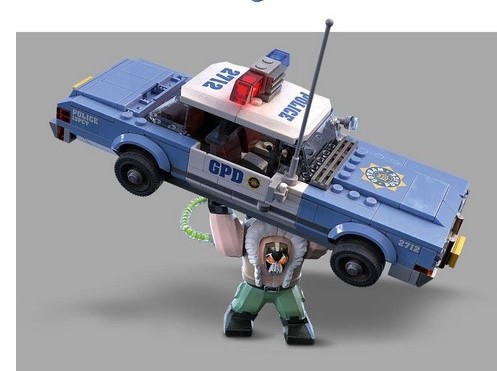 lego police van moc
