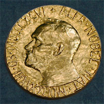 Nobel Peace prize medal obverse