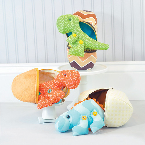 Hopeful Hatchlings Dinosaurs. From Lessons from Argentina: Q&A with Pattern Designer Jessica George