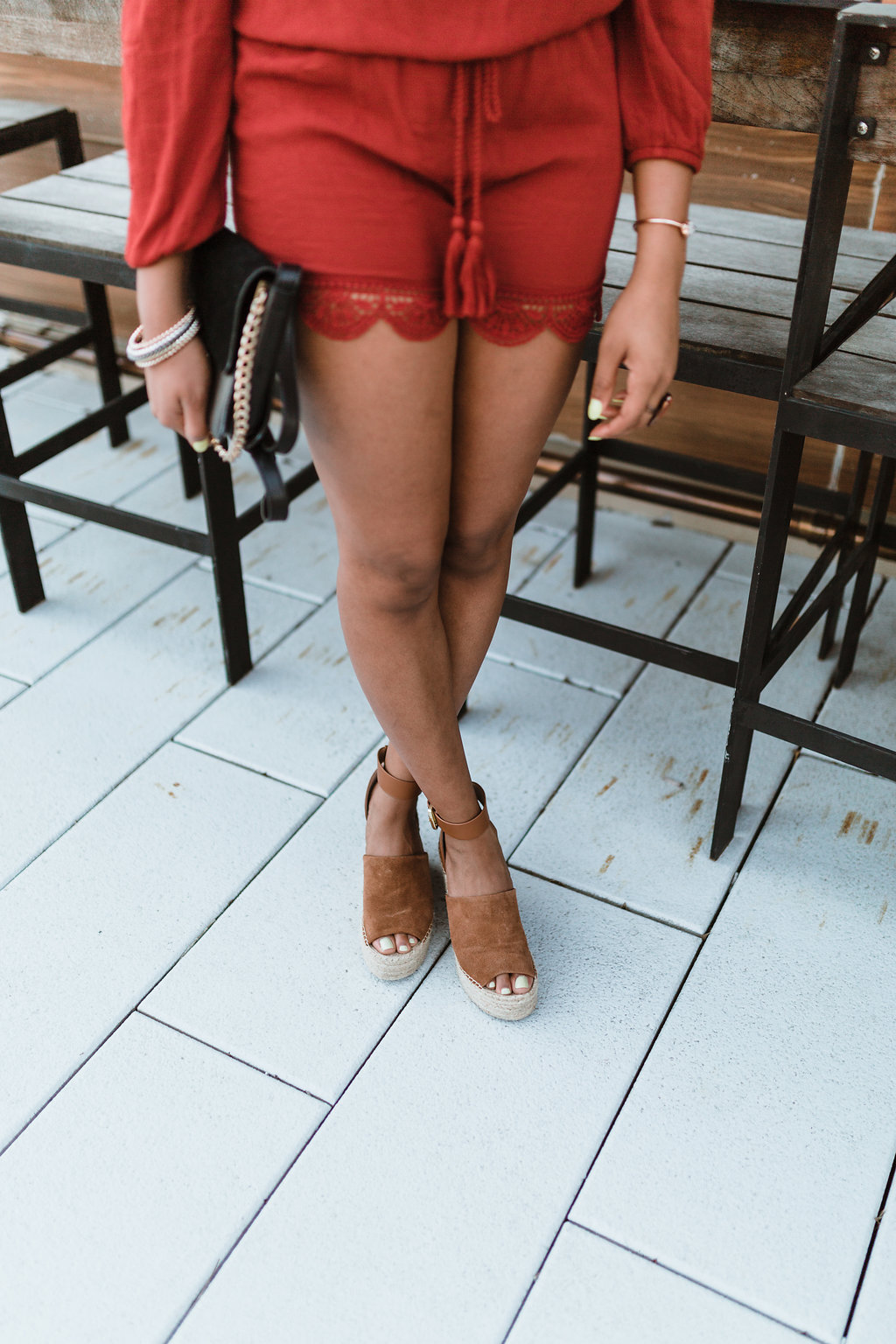 how to wear the marc fisher wedges, candace hampton